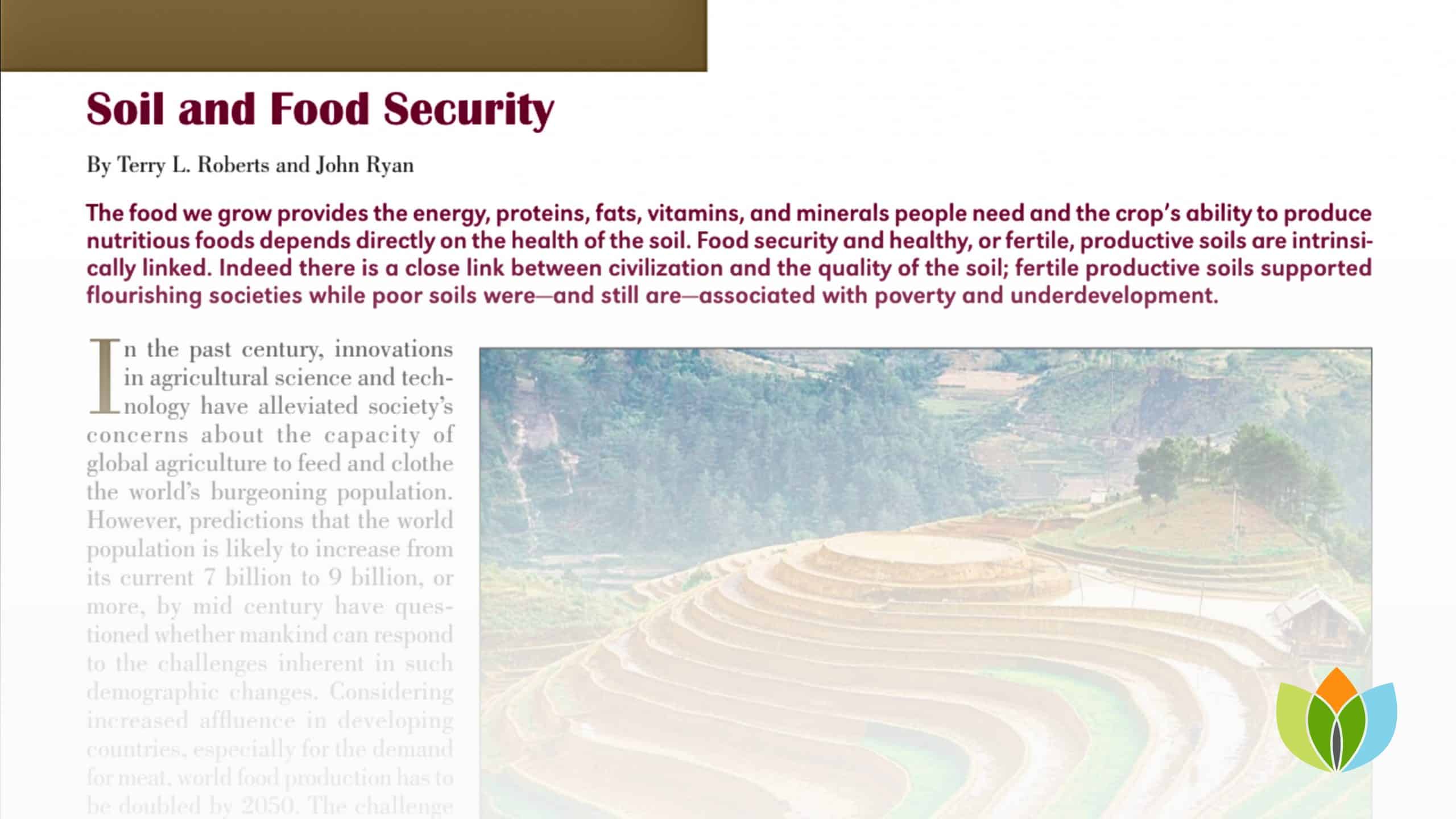 Soil and Food Security